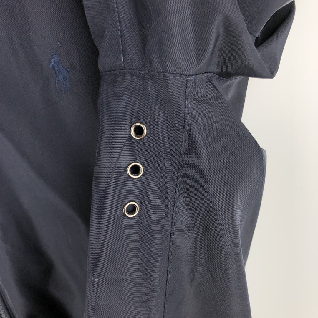 Ralph Lauren POLO RALPH LAUREN Swing Top Sports Jacket Men's L size recycled polyester navy blue type Vintage Second Hand