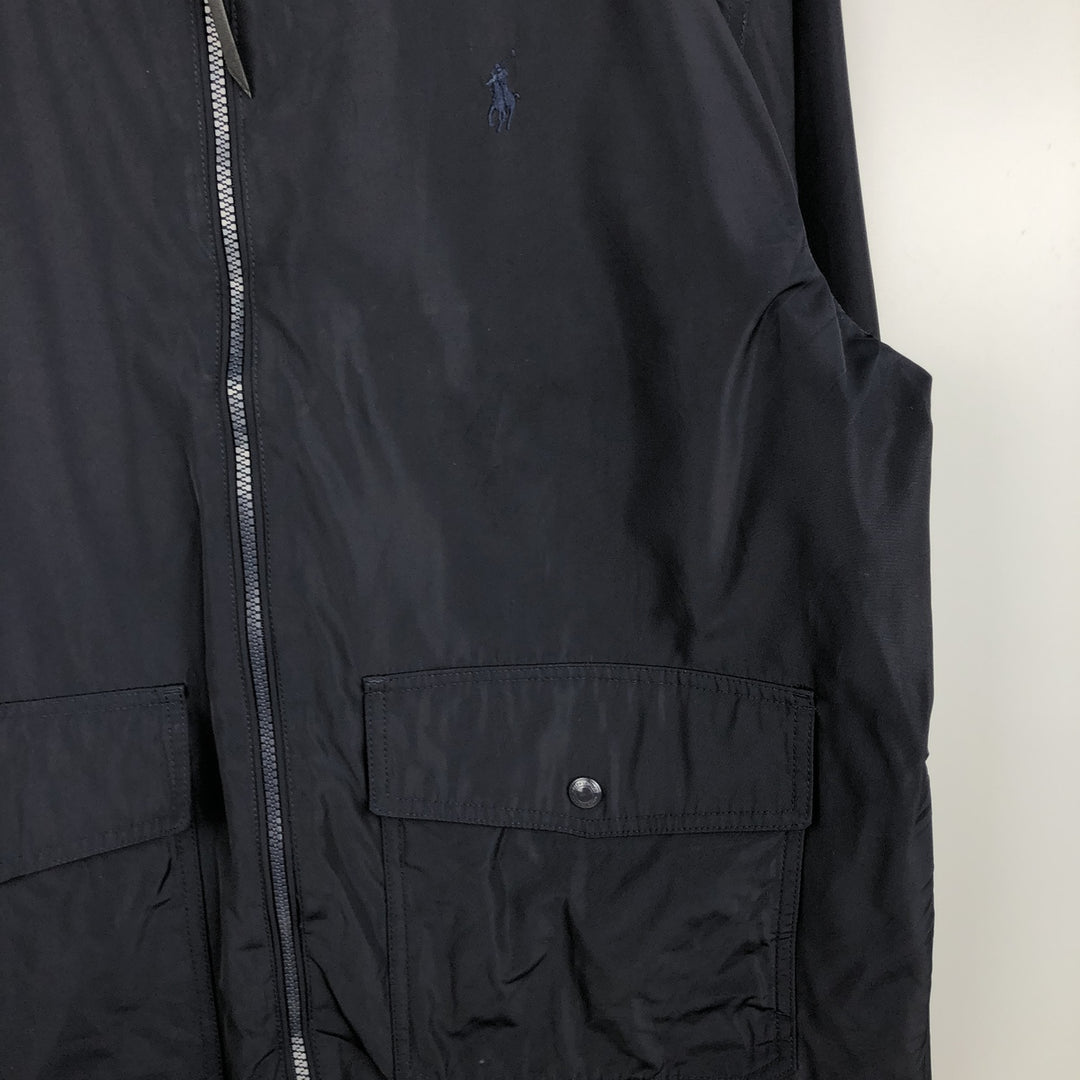 Ralph Lauren POLO RALPH LAUREN Swing Top Sports Jacket Men's L size recycled polyester navy blue type Vintage Second Hand