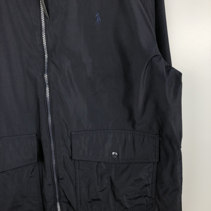 Ralph Lauren POLO RALPH LAUREN Swing Top Sports Jacket Men's L size recycled polyester navy blue type Vintage Second Hand
