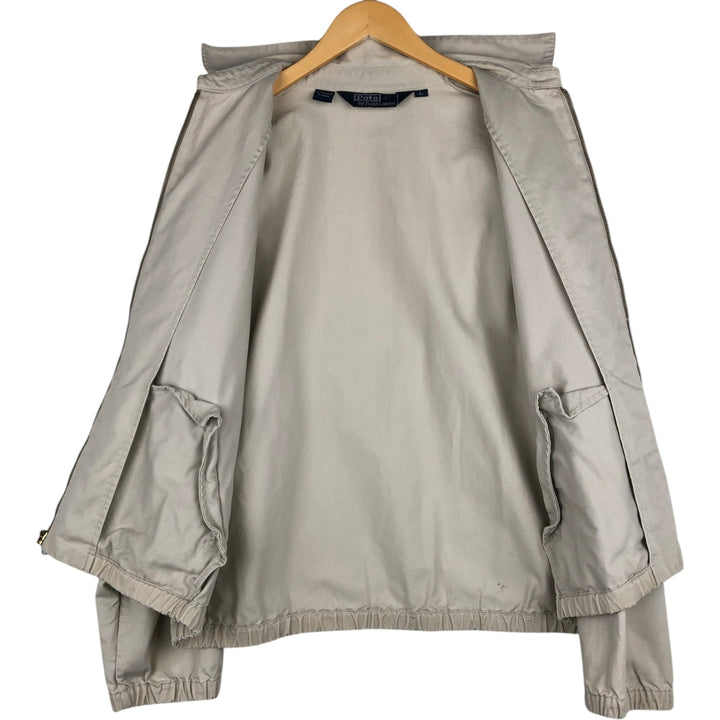 Ralph Lauren POLO by Ralph Lauren Swing Top Sports Jacket Men's L size cotton Beige type Vintage Second Hand