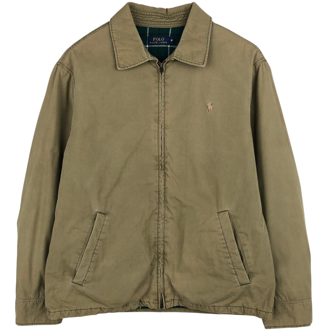 Ralph Lauren POLO RALPH LAUREN Swing Top Sports Jacket Men's M cotton Khaki type Vintage Second Hand