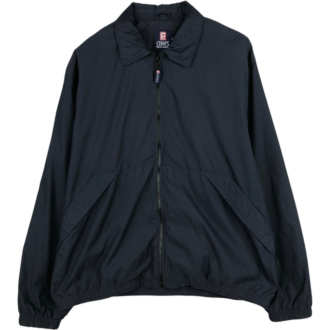 Ralph Lauren CHAPS Swing Top Sport Jacket, Made in Russia, Men's Size XL (approx.) polyester navy blue type Vintage Second Hand