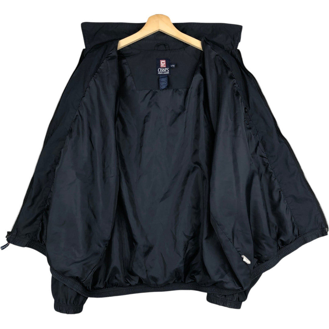 Ralph Lauren CHAPS Swing Top Sport Jacket, Made in Russia, Men's Size XL (approx.) polyester navy blue type Vintage Second Hand