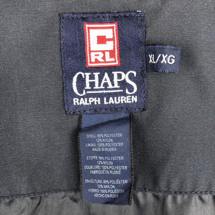 Ralph Lauren CHAPS Swing Top Sport Jacket, Made in Russia, Men's Size XL (approx.) polyester navy blue type Vintage Second Hand