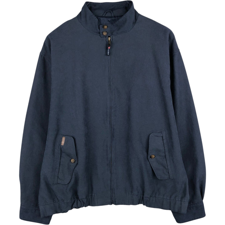 Ralph Lauren CHAPS Harrington Jacket Swing Top (Men's Size L) polyester navy blue type Vintage Second Hand