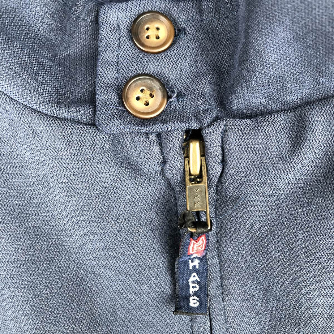 Ralph Lauren CHAPS Harrington Jacket Swing Top (Men's Size L) polyester navy blue type Vintage Second Hand