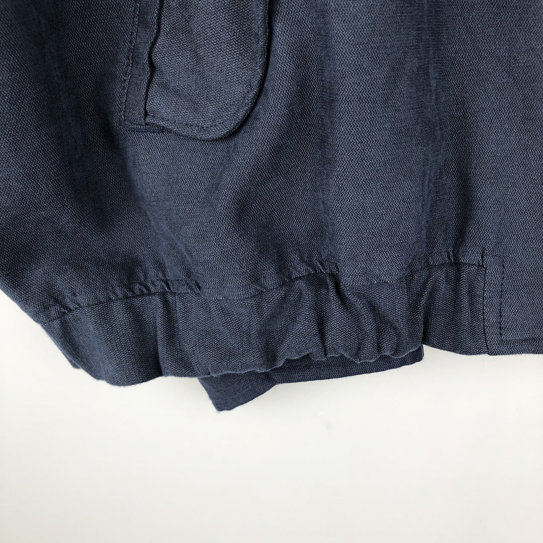 Ralph Lauren CHAPS Harrington Jacket Swing Top (Men's Size L) polyester navy blue type Vintage Second Hand
