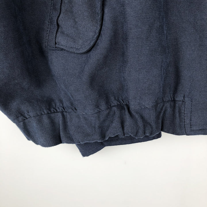 Ralph Lauren CHAPS Harrington Jacket Swing Top (Men's Size L) polyester navy blue type Vintage Second Hand