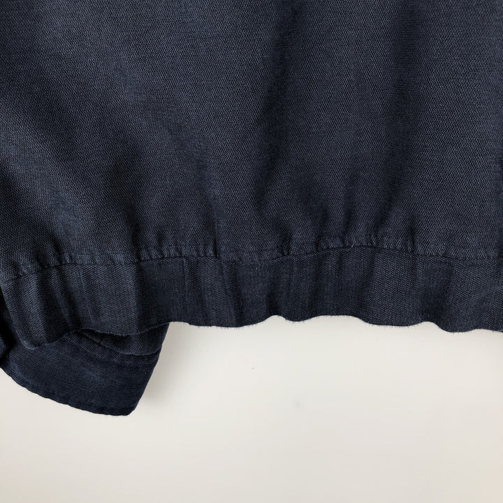 Ralph Lauren CHAPS Harrington Jacket Swing Top (Men's Size L) polyester navy blue type Vintage Second Hand