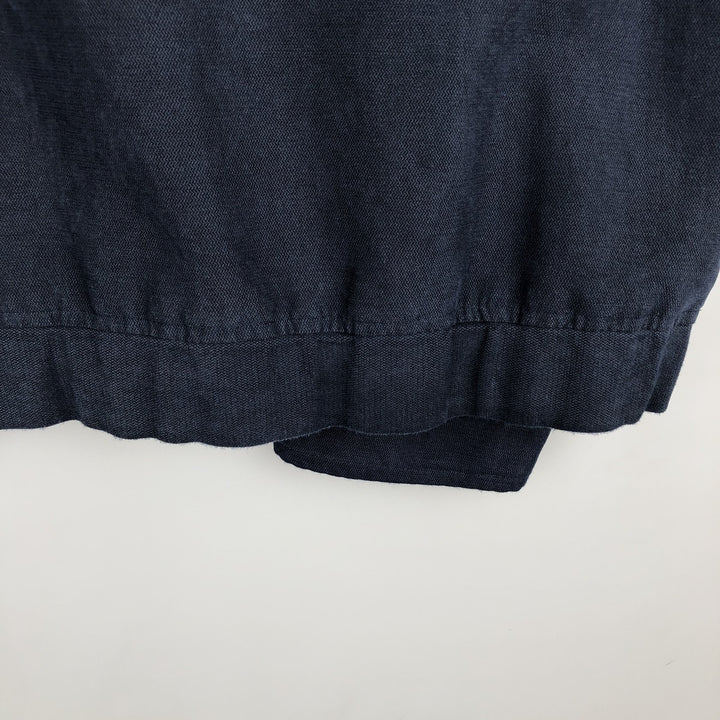 Ralph Lauren CHAPS Harrington Jacket Swing Top (Men's Size L) polyester navy blue type Vintage Second Hand