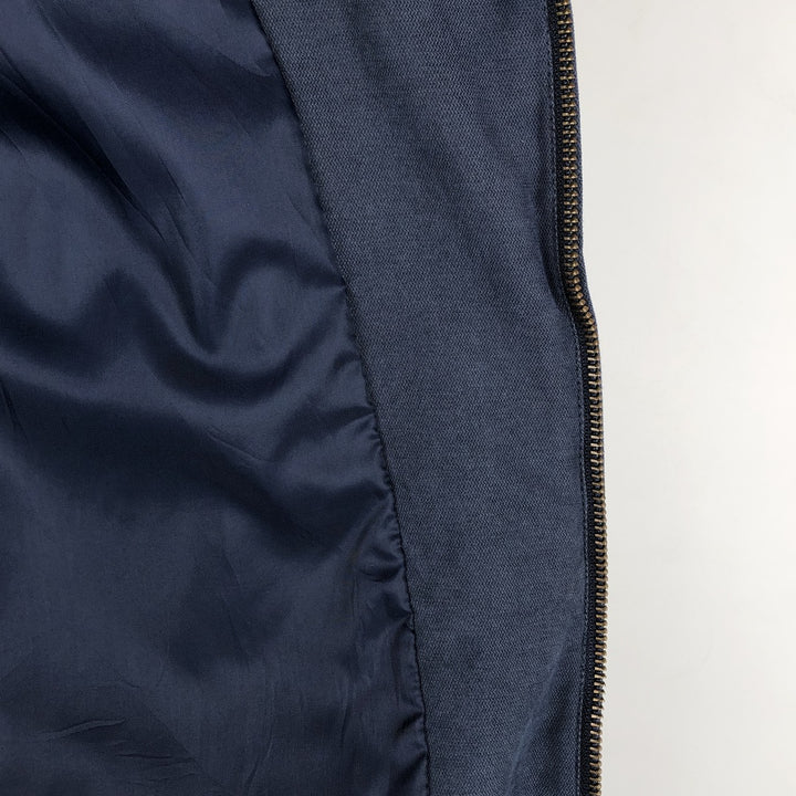 Ralph Lauren CHAPS Harrington Jacket Swing Top (Men's Size L) polyester navy blue type Vintage Second Hand