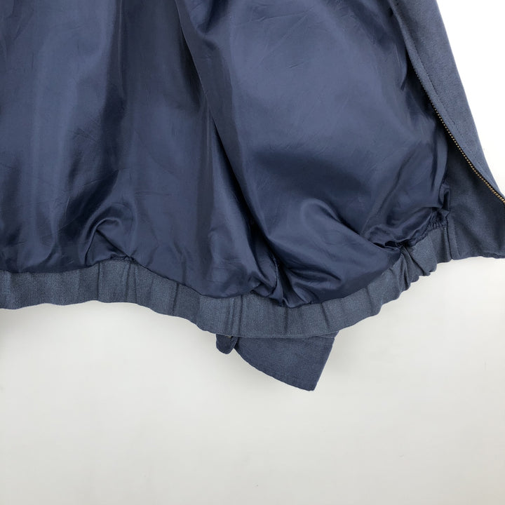 Ralph Lauren CHAPS Harrington Jacket Swing Top (Men's Size L) polyester navy blue type Vintage Second Hand