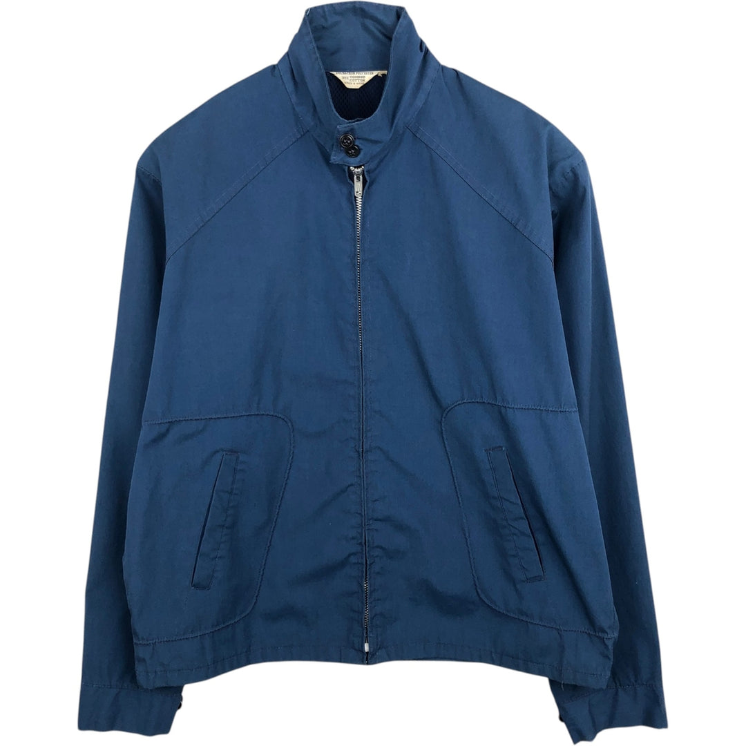 Harrington Jacket Swing Top Men's XL (approx.) Vintage Dacron Polyester navy blue type Vintage Second Hand