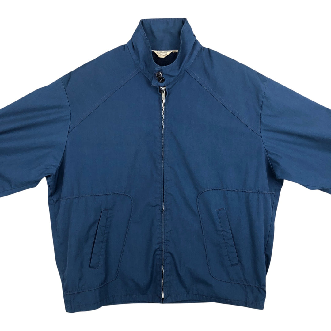 Harrington Jacket Swing Top Men's XL (approx.) Vintage Dacron Polyester navy blue type Vintage Second Hand