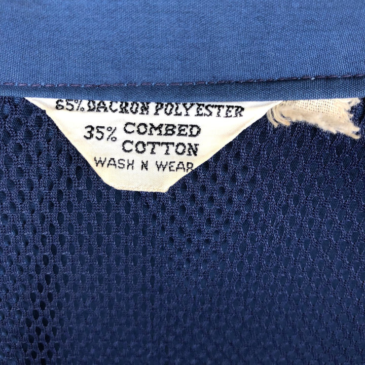 Harrington Jacket Swing Top Men's XL (approx.) Vintage Dacron Polyester navy blue type Vintage Second Hand