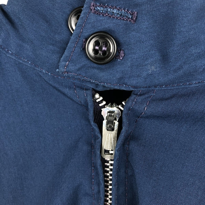 Harrington Jacket Swing Top Men's XL (approx.) Vintage Dacron Polyester navy blue type Vintage Second Hand