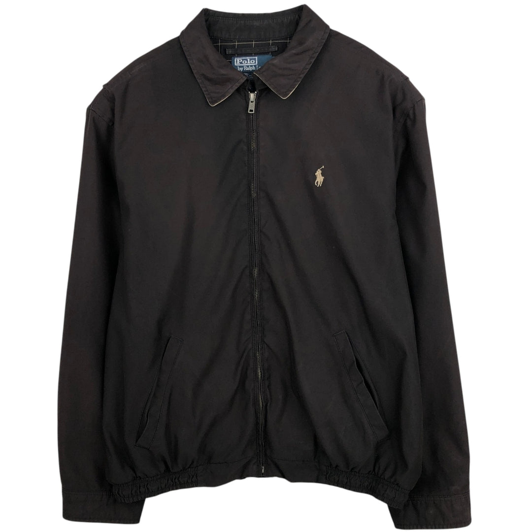 Ralph Lauren POLO by Ralph Lauren Swing Top Sports Jacket Men's L size polyester black type Vintage Second Hand