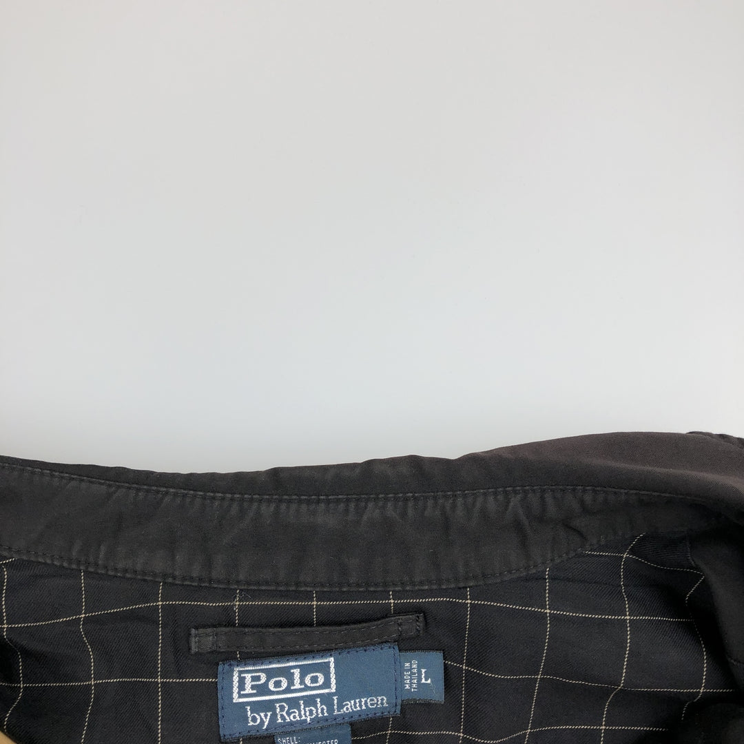 Ralph Lauren POLO by Ralph Lauren Swing Top Sports Jacket Men's L size polyester black type Vintage Second Hand