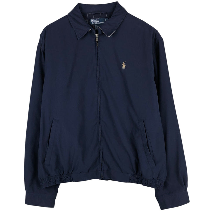 Ralph Lauren POLO by Ralph Lauren Swing Top Sports Jacket Men's L size polyester navy blue type Vintage Second Hand