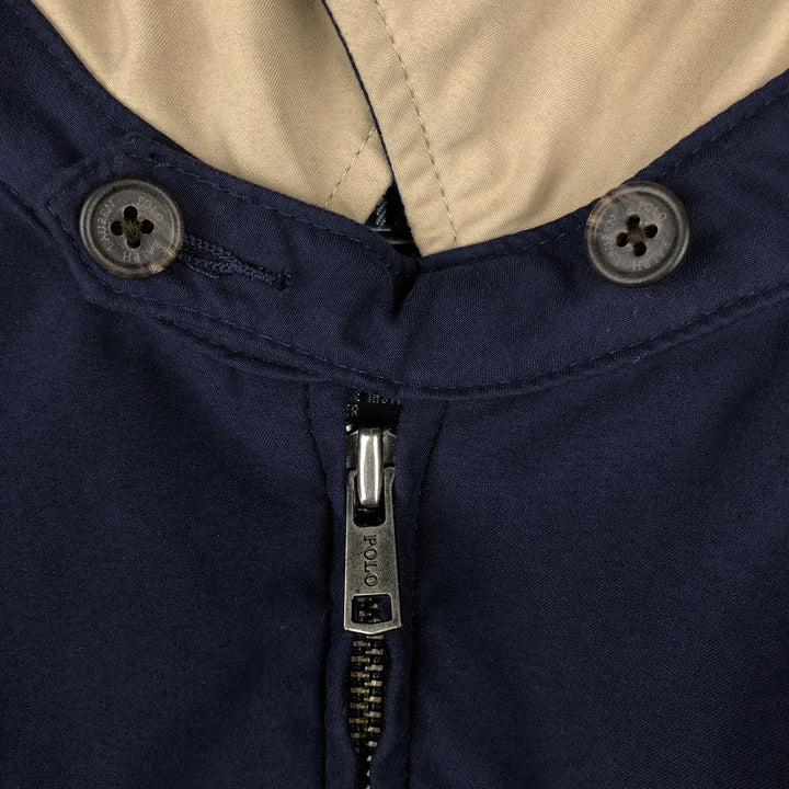 Ralph Lauren POLO by Ralph Lauren Swing Top Sports Jacket Men's L size polyester navy blue type Vintage Second Hand