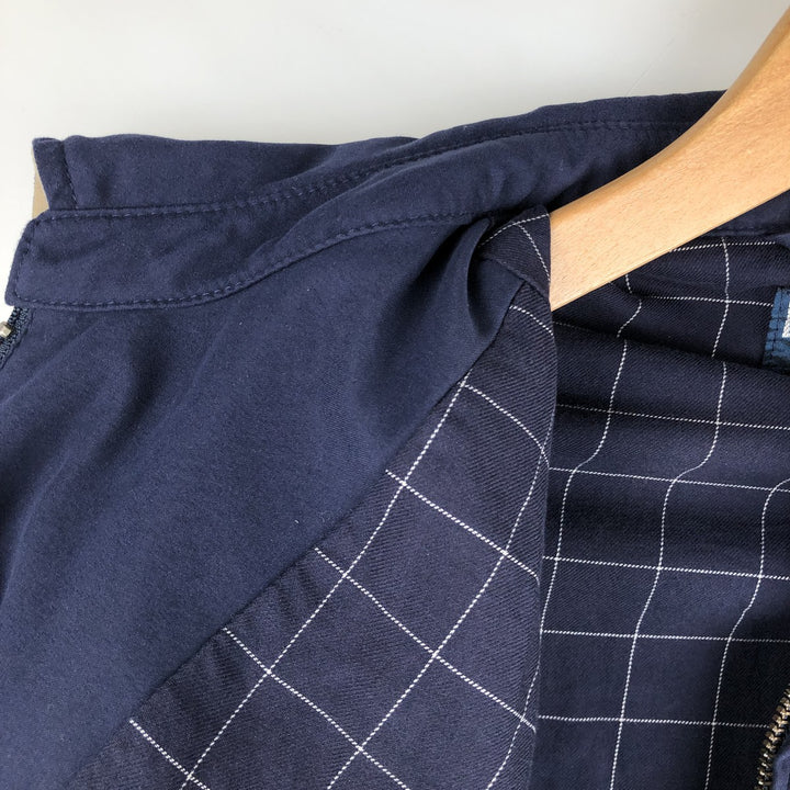 Ralph Lauren POLO by Ralph Lauren Swing Top Sports Jacket Men's L size polyester navy blue type Vintage Second Hand