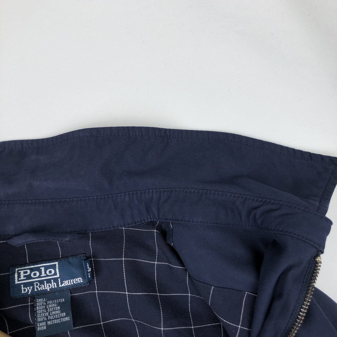 Ralph Lauren POLO by Ralph Lauren Swing Top Sports Jacket Men's L size polyester navy blue type Vintage Second Hand