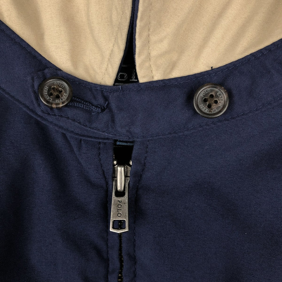 Ralph Lauren POLO by Ralph Lauren Swing Top Sports Jacket Men's XXL polyester navy blue type Vintage Second Hand