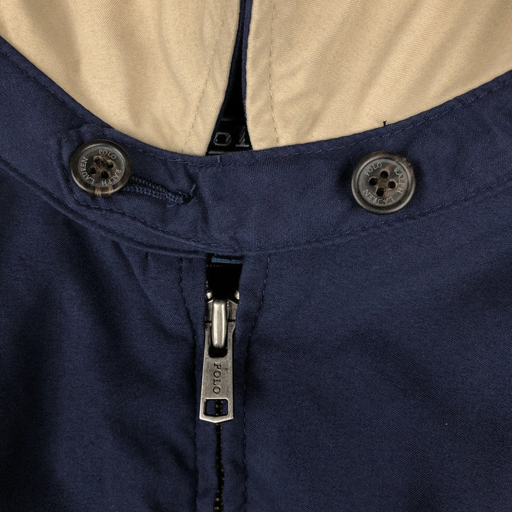 Ralph Lauren POLO by Ralph Lauren Swing Top Sports Jacket Men's XXL polyester navy blue type Vintage Second Hand