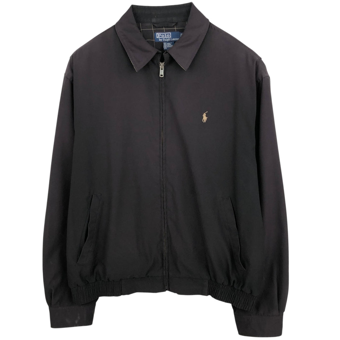 Ralph Lauren POLO by Ralph Lauren Swing Top Sports Jacket Men's M polyester black type Vintage Second Hand