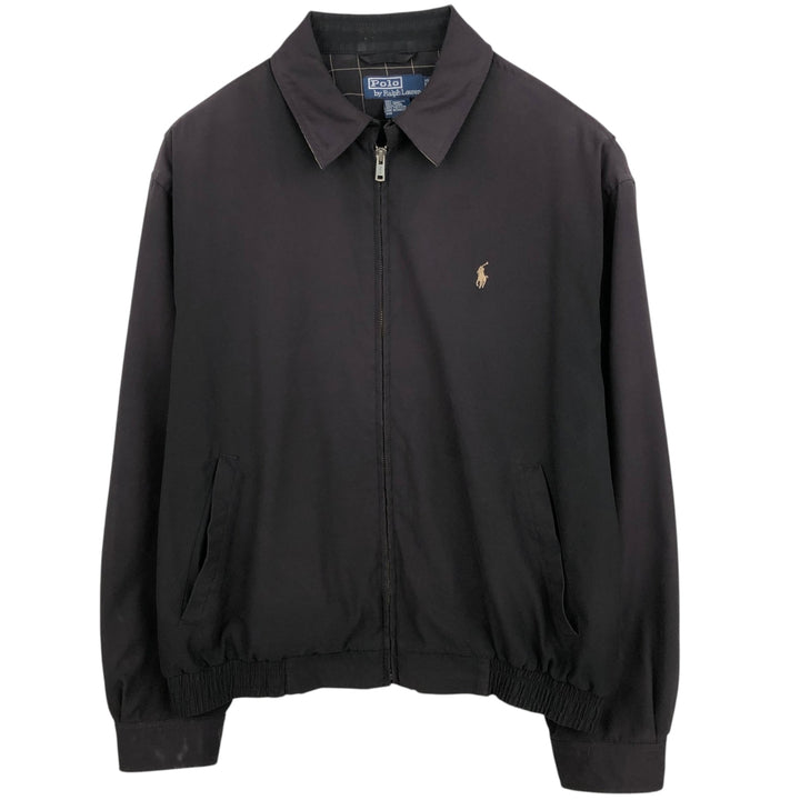 Ralph Lauren POLO by Ralph Lauren Swing Top Sports Jacket Men's M polyester black type Vintage Second Hand