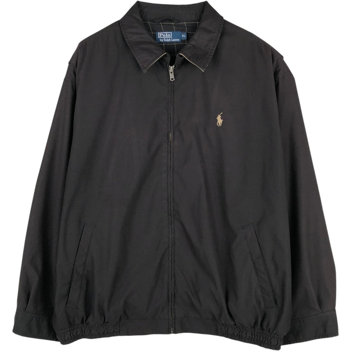 Ralph Lauren POLO by Ralph Lauren Swing Top Sports Jacket Men's XL polyester black type Vintage Second Hand