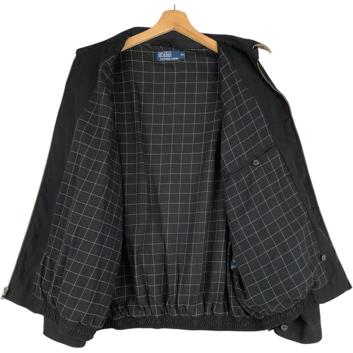 Ralph Lauren POLO by Ralph Lauren Swing Top Sports Jacket Men's XL polyester black type Vintage Second Hand