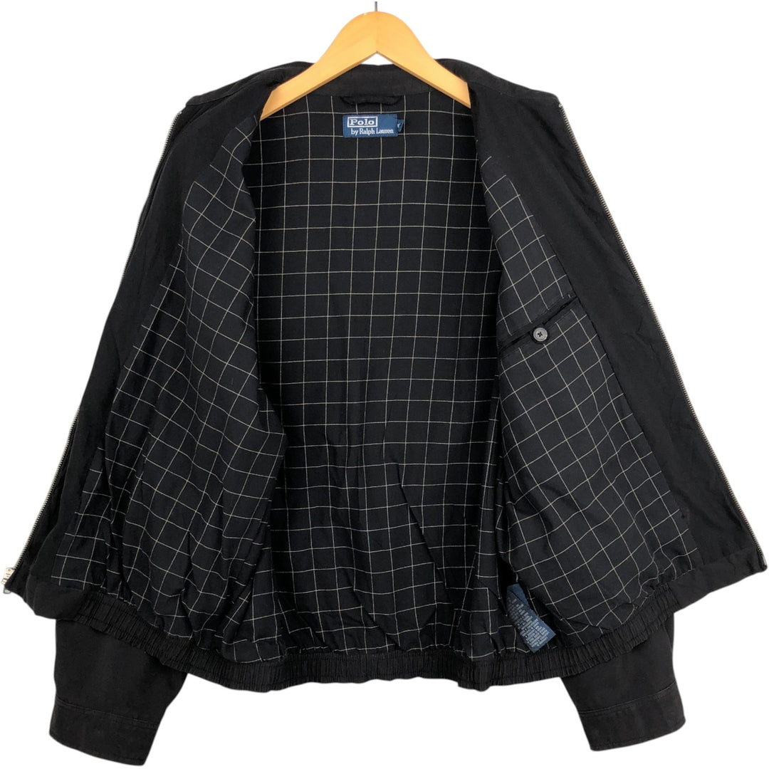 Ralph Lauren POLO by Ralph Lauren Swing Top Sports Jacket Men's M polyester black type Vintage Second Hand