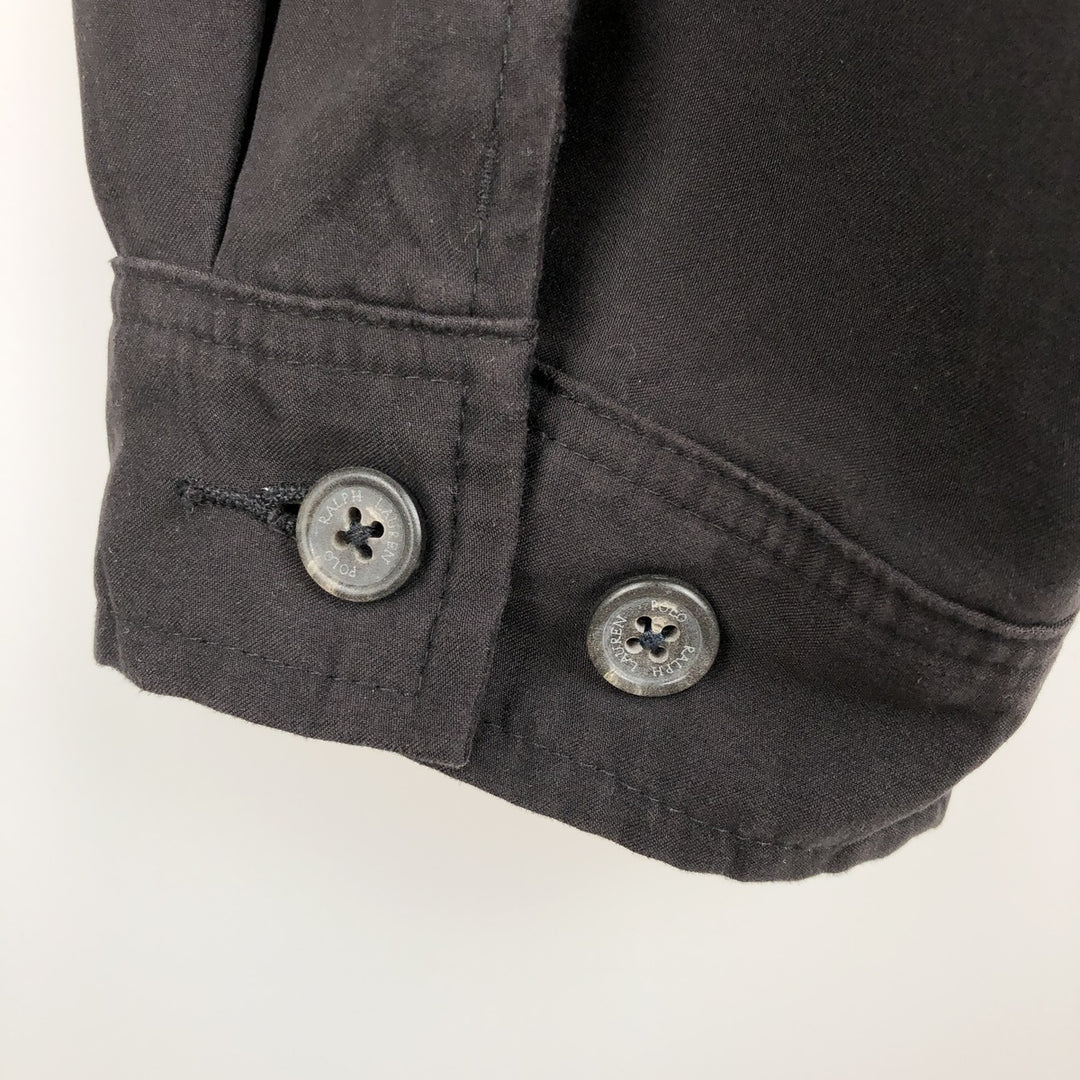 Ralph Lauren POLO by Ralph Lauren Swing Top Sports Jacket Men's M polyester black type Vintage Second Hand