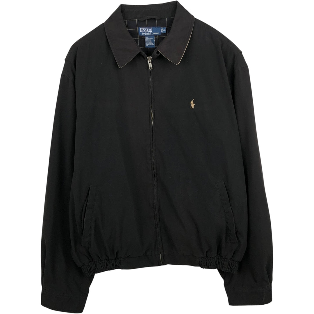 Ralph Lauren POLO by Ralph Lauren Swing Top Sports Jacket Men's XL polyester black type Vintage Second Hand