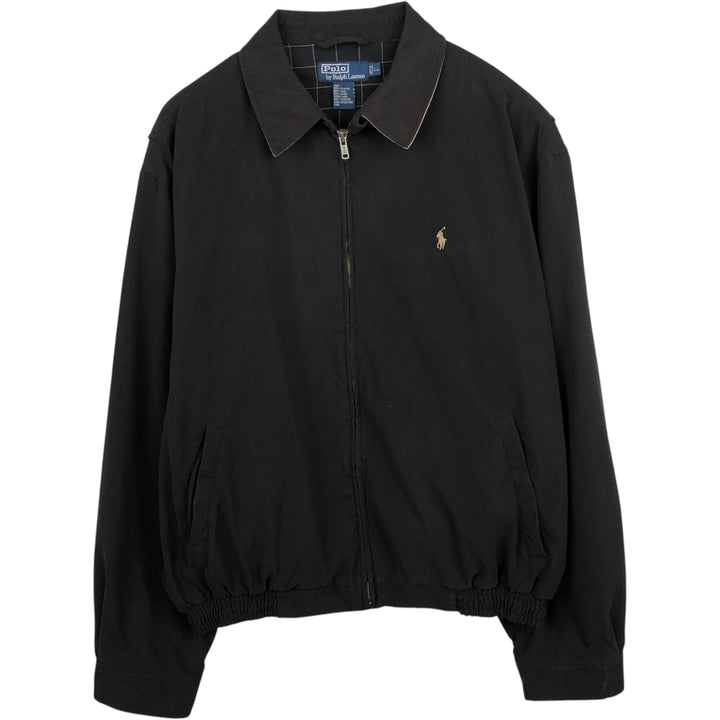 Ralph Lauren POLO by Ralph Lauren Swing Top Sports Jacket Men's XL polyester black type Vintage Second Hand