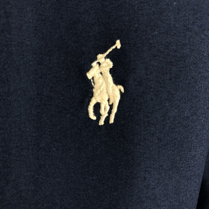 Ralph Lauren POLO RALPH LAUREN Swing Top Sports Jacket Men's L size polyester navy blue type Vintage Second Hand
