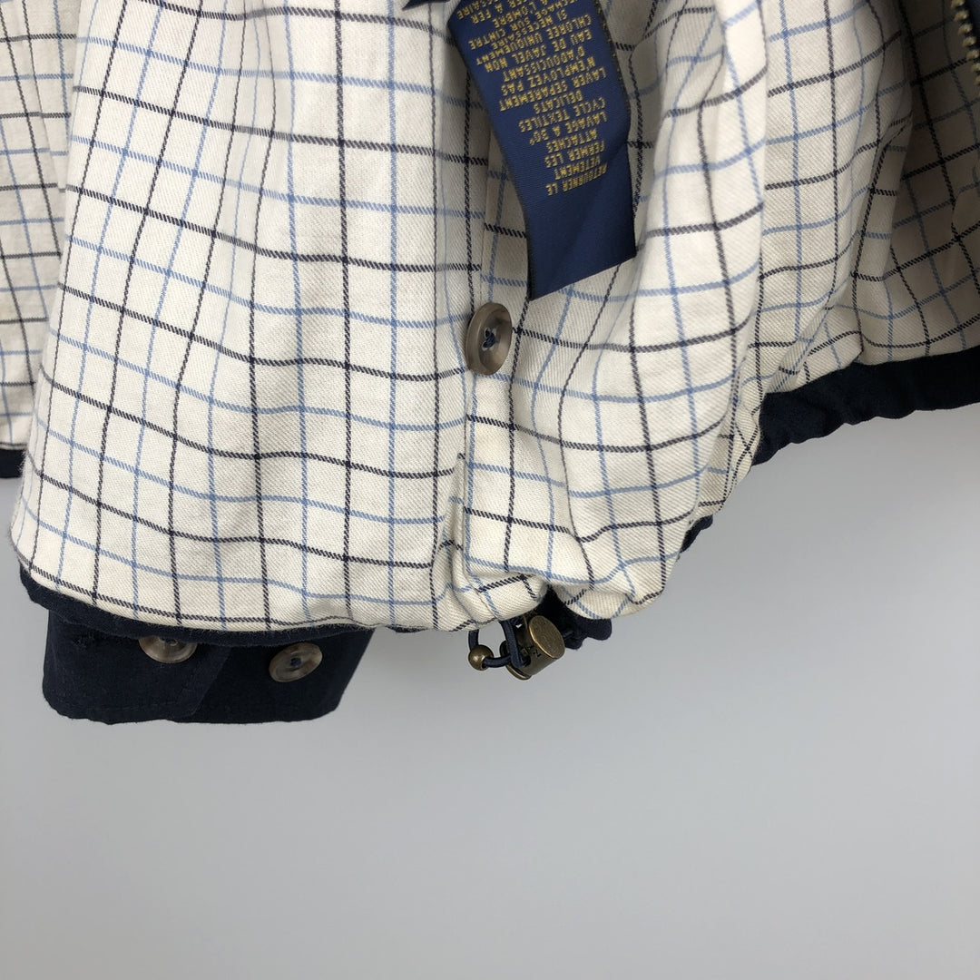 Ralph Lauren POLO RALPH LAUREN Swing Top Sports Jacket Men's L size polyester navy blue type Vintage Second Hand