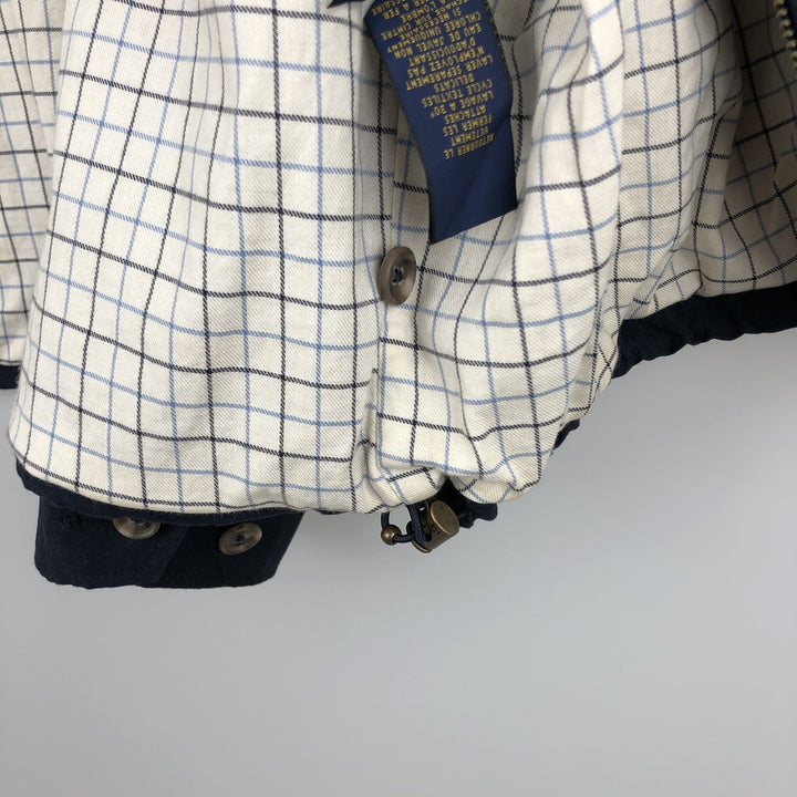 Ralph Lauren POLO RALPH LAUREN Swing Top Sports Jacket Men's L size polyester navy blue type Vintage Second Hand