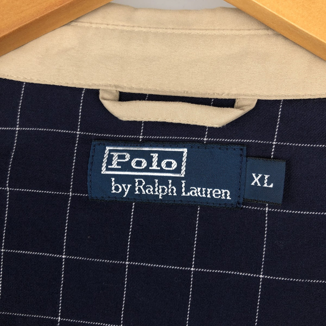 Ralph Lauren POLO by Ralph Lauren Swing Top Sports Jacket Men's XL polyester Beige type Vintage Second Hand