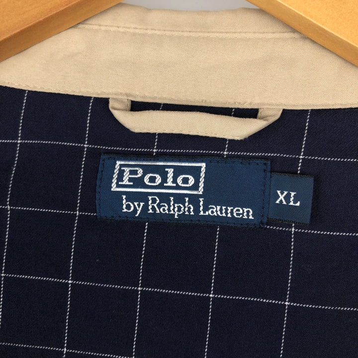 Ralph Lauren POLO by Ralph Lauren Swing Top Sports Jacket Men's XL polyester Beige type Vintage Second Hand