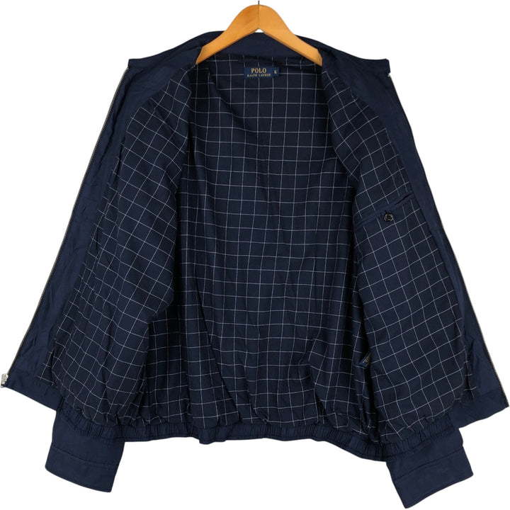 Ralph Lauren POLO RALPH LAUREN Swing Top Sports Jacket Men's XL polyester navy blue type Vintage Second Hand