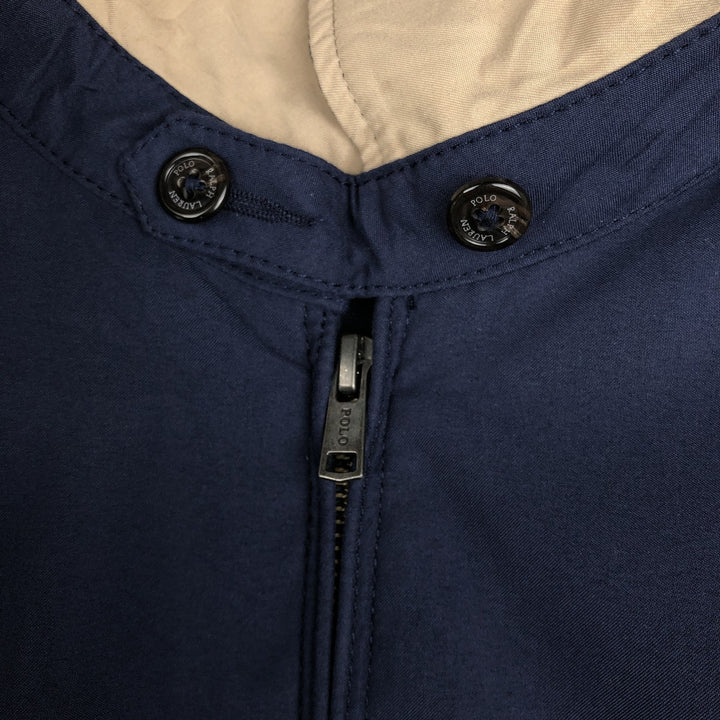 Ralph Lauren POLO RALPH LAUREN Swing Top Sports Jacket Men's XL polyester navy blue type Vintage Second Hand