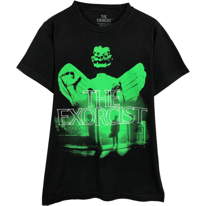 THE EXORCIST Movie T-shirt for men (S size) cotton black type Vintage Second Hand