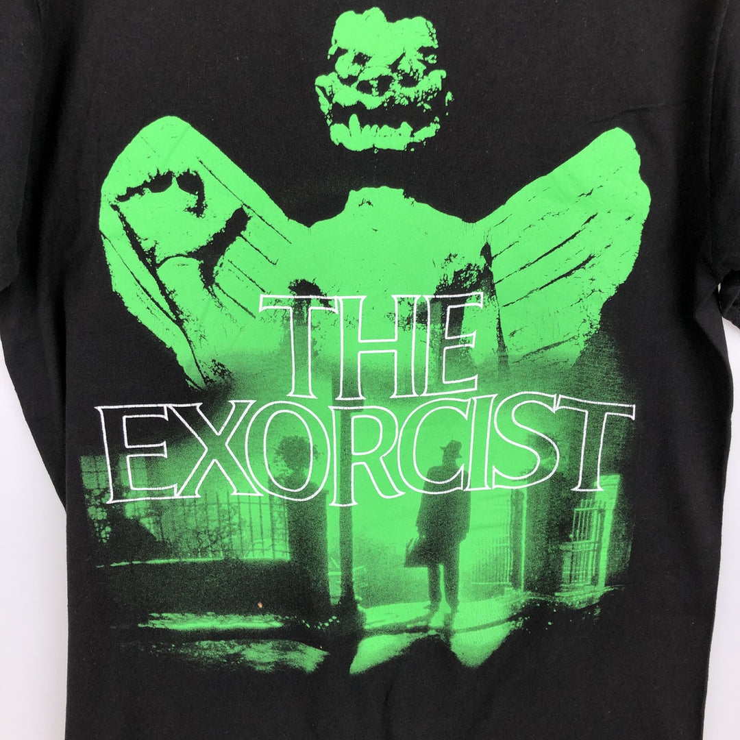THE EXORCIST Movie T-shirt for men (S size) cotton black type Vintage Second Hand