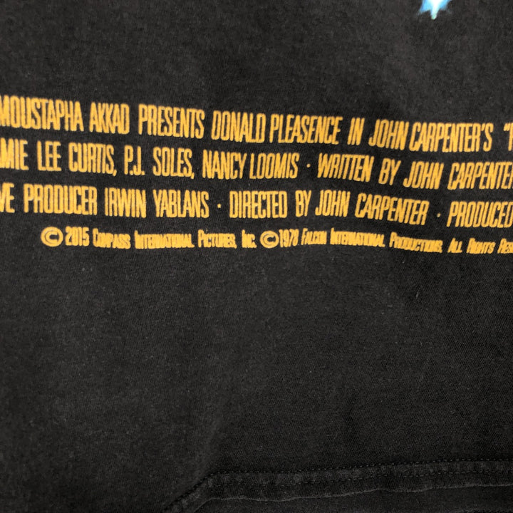 HALLOWEEN Movie T-shirt for men (size L) cotton black type Vintage Second Hand