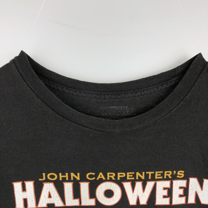 HALLOWEEN Movie T-shirt for men (size L) cotton black type Vintage Second Hand