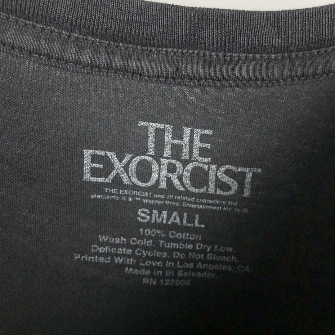 THE EXORCIST Movie T-shirt, Made in El Salvador, Men's Size S (approx.) cotton black type Vintage Second Hand