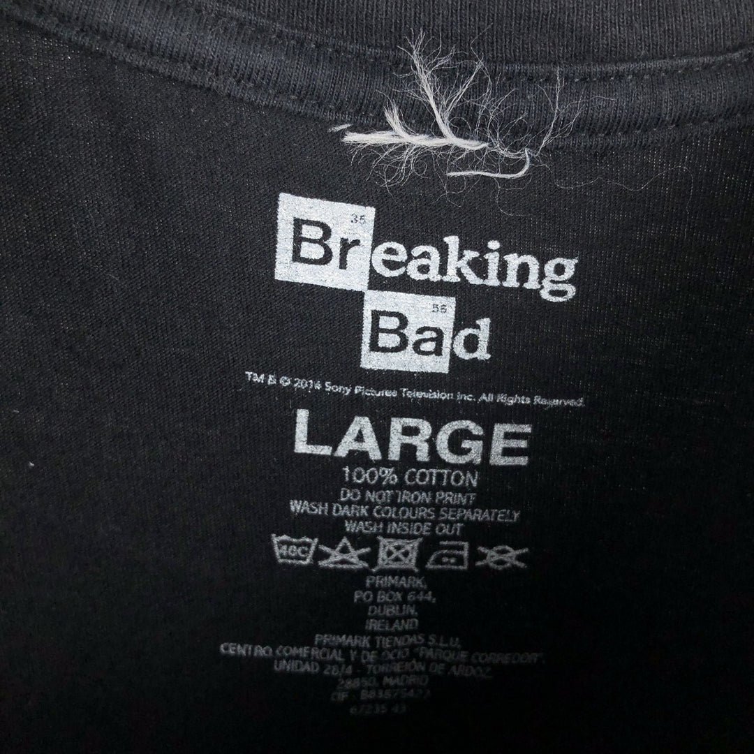 Breaking Bad Movie T-Shirt (Men's Size L) cotton black type Vintage Second Hand