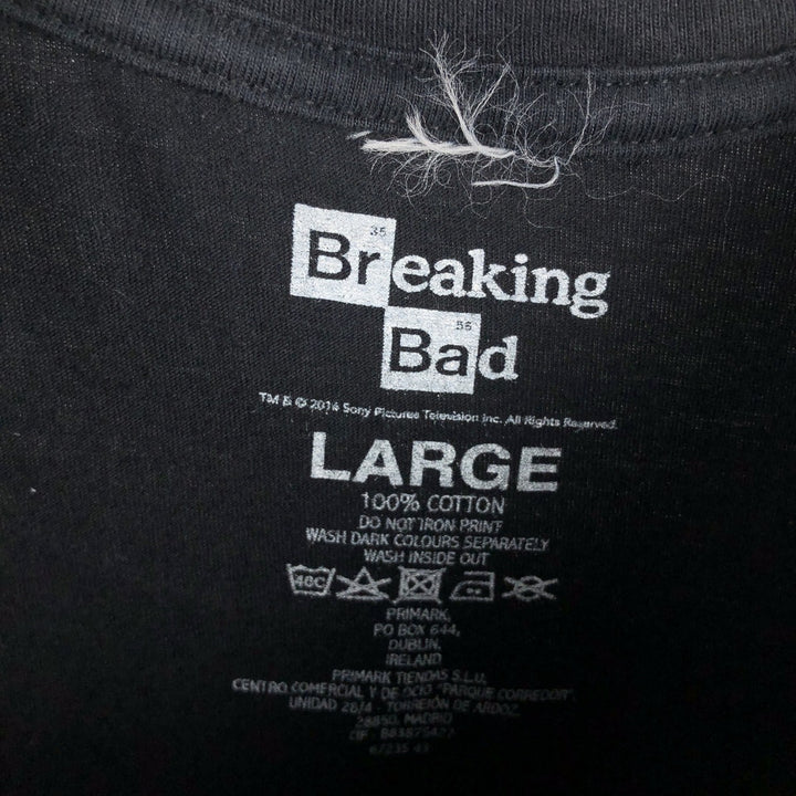 Breaking Bad Movie T-Shirt (Men's Size L) cotton black type Vintage Second Hand